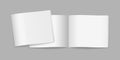 Set blank magazine cover, book, booklet, brochure. Royalty Free Stock Photo