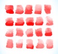 Set of blood drops, splatter Royalty Free Stock Photo