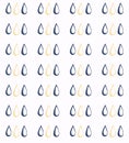 Set of blue and white vector seamless pattern. Scrapbook design elements. Abstract hand drawn fabric texture. Simple