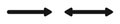 Set of bold arrow and double arrow icons. Next or look here symbols. Black pointer, direction or position and reverse