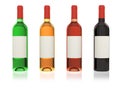 Set bottles of wine