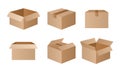 Set of Boxes Royalty Free Stock Photo