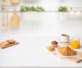 Set of breakfast food or bakery,cake on table kitchen background.cooking and eating with healthy Royalty Free Stock Photo