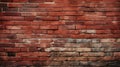 Bold Chromaticity: Red Brick Wall Texture With Graffiti-influenced Ceramic