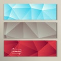 Set bright abstract image of gray blue red