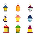 Lantern oldfashioned color set