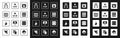 Set Browser files, Cloud technology data transfer, Hierarchy organogram chart, Server, Data, Web Hosting, Computer Royalty Free Stock Photo