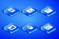 Set Browser files, Mobile Apps, Computer mouse, Software, Loading data window and Code terminal icon. Vector Royalty Free Stock Photo