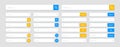 Set of browser window and search bar. Search bar www. Mockup screen design. Vector illustration concept