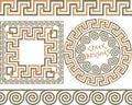 Set 3 Brushes Greek Meander patterns