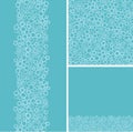 Set of bubble textured seamless pattern and