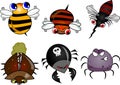 Set of Bugs Royalty Free Stock Photo