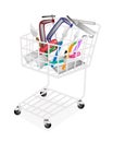 A Set of Builder Tools in Shopping Cart Royalty Free Stock Photo