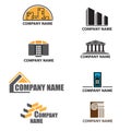 Set Of Building Company Logos