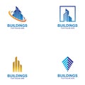 Set of Building and Construction Logo Vector Design. Real Estate Logo. Royalty Free Stock Photo