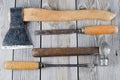 Set building tools Royalty Free Stock Photo