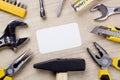 Set building tools Royalty Free Stock Photo