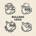 Bulldog logos