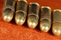 Set of bullets