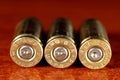 Set of bullets