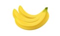 Bunches banana vector illustration on White Background Royalty Free Stock Photo