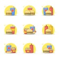 set of burger vector design