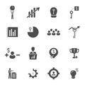 Set of Business Finance Icon Logo Concept Vector Template. Stats Logo Concepts. Marketing Management with People logo Vector.