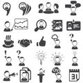 Set of business icons