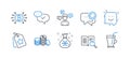 Set of Business icons, such as Bitcoin system, Conversation messages, Loyalty tags. Vector