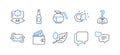 Set of Business icons, such as Coffeepot, Hiring employees, Refresh mail. Vector