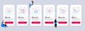 Set of Business icons, such as Confirmed, Food market, Undo. Vector