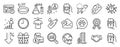 Set of Business icons, such as Frying pan, Startup, Time. Vector