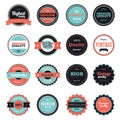 set of business labels. Vector illustration decorative design Royalty Free Stock Photo