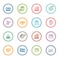 Set of Business and Marketing Flat icons