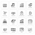 Set of Business and Marketing Flat icons