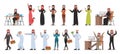 Set of businessman character poses no 12