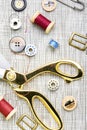 Set sewing accessories Royalty Free Stock Photo