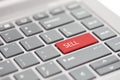 Set of buy sell hold button enter key on keyboard background visual Royalty Free Stock Photo