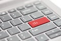 Set of buy sell hold button enter key on keyboard background visual Royalty Free Stock Photo