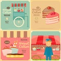 Set of Cakes Mini Posters