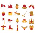 Set of canada icons