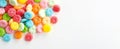Set of candies and sweets in different colours. Royalty Free Stock Photo