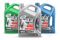 Set of canisters motor oil