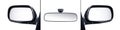 Set of car mirrors. on white background Royalty Free Stock Photo