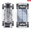 Set of Car rolling Chassis