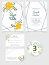 Set of card with flower rose, leaves. Wedding ornament concept. Floral poster, invite. Vector decorative greeting card or invitati