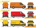 Set of Cargo Delivery Vans L2H1 2020