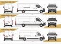 Set of Cargo Delivery Vans L4H2 2020