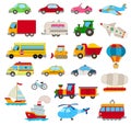 Set of cartoon cars Royalty Free Stock Photo