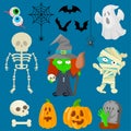 Charachters for Halloween Royalty Free Stock Photo